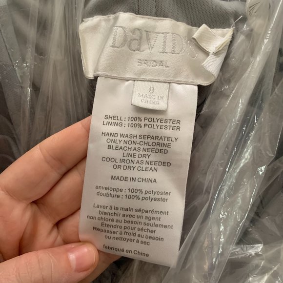 David's Bridal Convertible Bridesmaids Dress - Picture 6 of 11